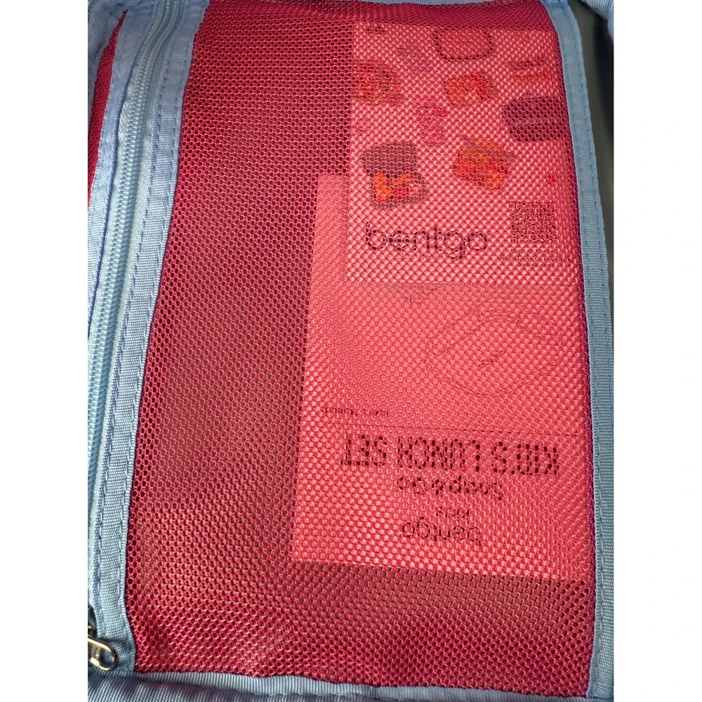 Bentgo Kids Lunch box Set Kids Pink New Rainbow Butterfly Insulated Leak-Proof